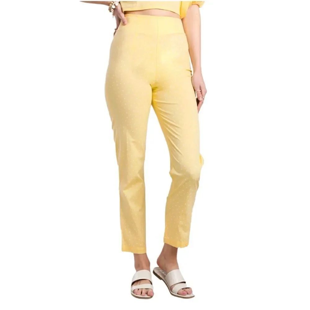 New! Billabong x The Salty Blonde Yellow Pants Sz 26